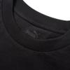Puma American Retro Letter Logo Print Crew Neck Pullover Short Sleeve T-Shirt Women T-Shirts Black 676682-01