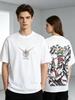 Unisex-Shirt Baumwolle Oversize Große Größe RX-78-2 RX-0 Unicorn Gundam Passform Gewaschen.