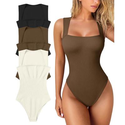 Body da Yoga da Donna Senza Maniche, Best-Seller Europeo e Americano: Tuta Elastica, Controllo Pancia, Sollevamento Fianchi, Modellante