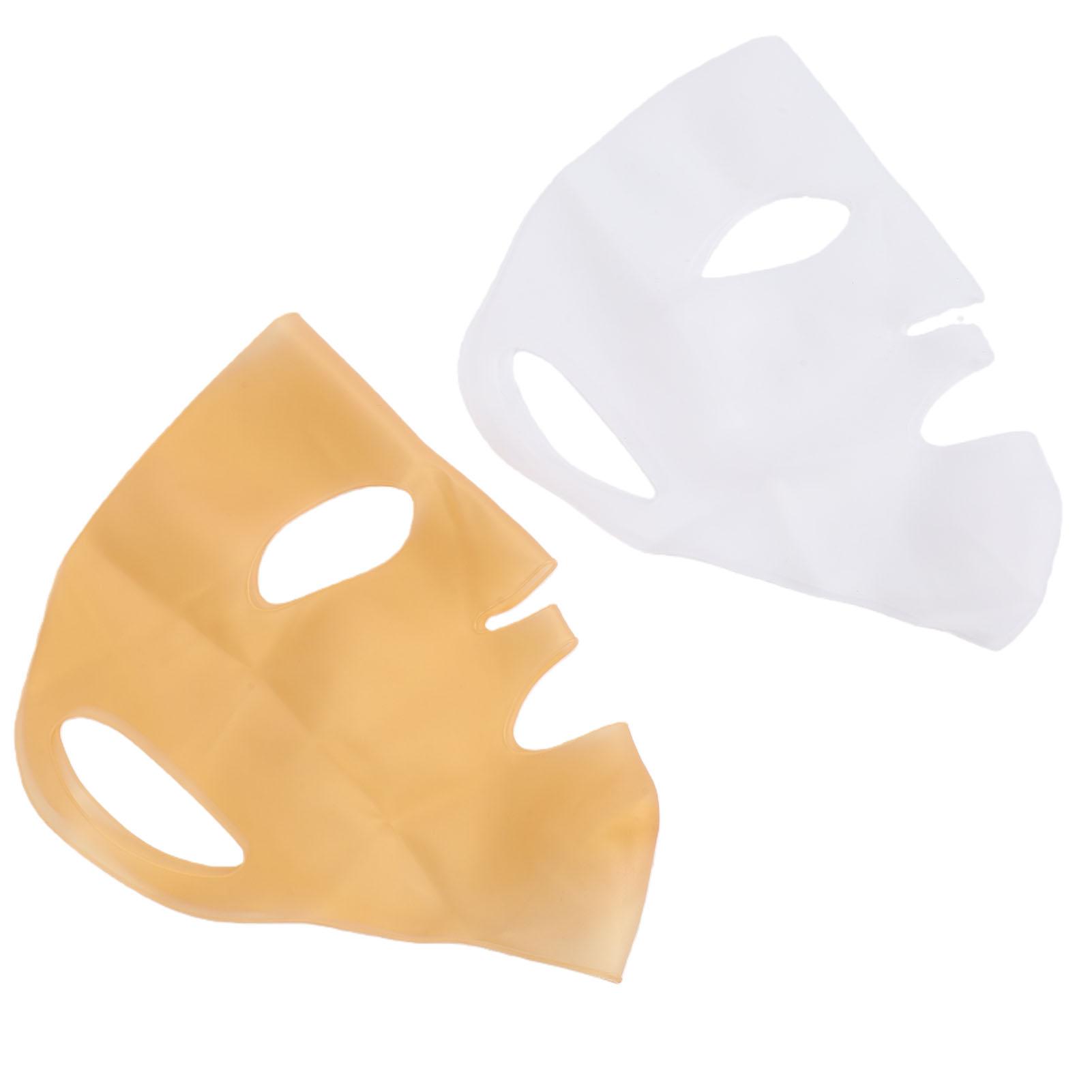 

2pcs Silicone Face Mask Cover Reusable Ear Hook Face Mask Holder for Skin Care Beauty Routine