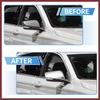for Chevrolet Impala 2014-2020 Driver Passenger Side Mirror Covers Cap Overlay Rearview Mirror Guard Covers Silver Tone 1 Pair