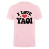 Cool I Love Yaoi T Shirt Funny Heart Anime Unisexga Boys Love Fan Gift Tshirts Short Sleeve Tee Da182