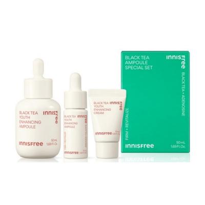 Coffret d'ampoules rajeunissantes au thé noir