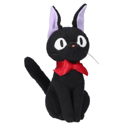 Sun Arrow Studio Ghibli Heartwarming Jiji Plush Toy, Medium, K9350