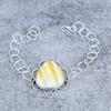 Calcite Agate Gemstone Handmade 925 Sterling Silver Bracelet 7-8" M-2708