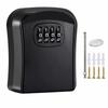 Wall Mounted Key Lock Box Sturdy Combination Lock Box Key Safe Storage  Construction Site