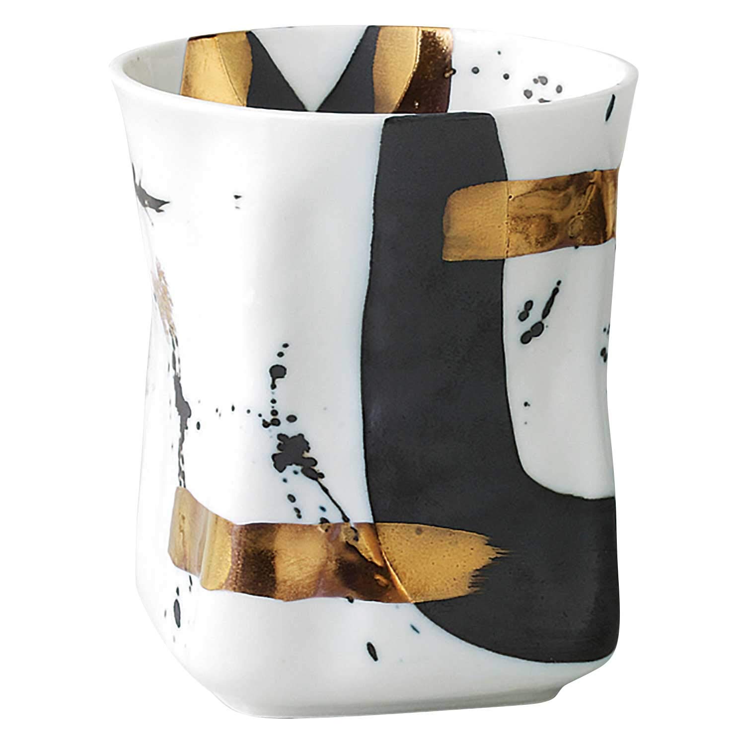 

Hamato Hasami Ware Seizan Kiln Square Cup 350 мл Кисть Kinsai Gold 175954 золотой