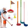 Kids Golf Set | Deluxe Toddler Outdoor Golf Toy Set | Retractable Lawn Outdoor And Indoor Sports Toy Gifts For Children Birthdays And Christmas(random