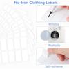 No-Iron Labels Wash Writable Self Adhesive Clothing Name Label And Permanent Fabric Markers Pen For Daycare School Home Decor