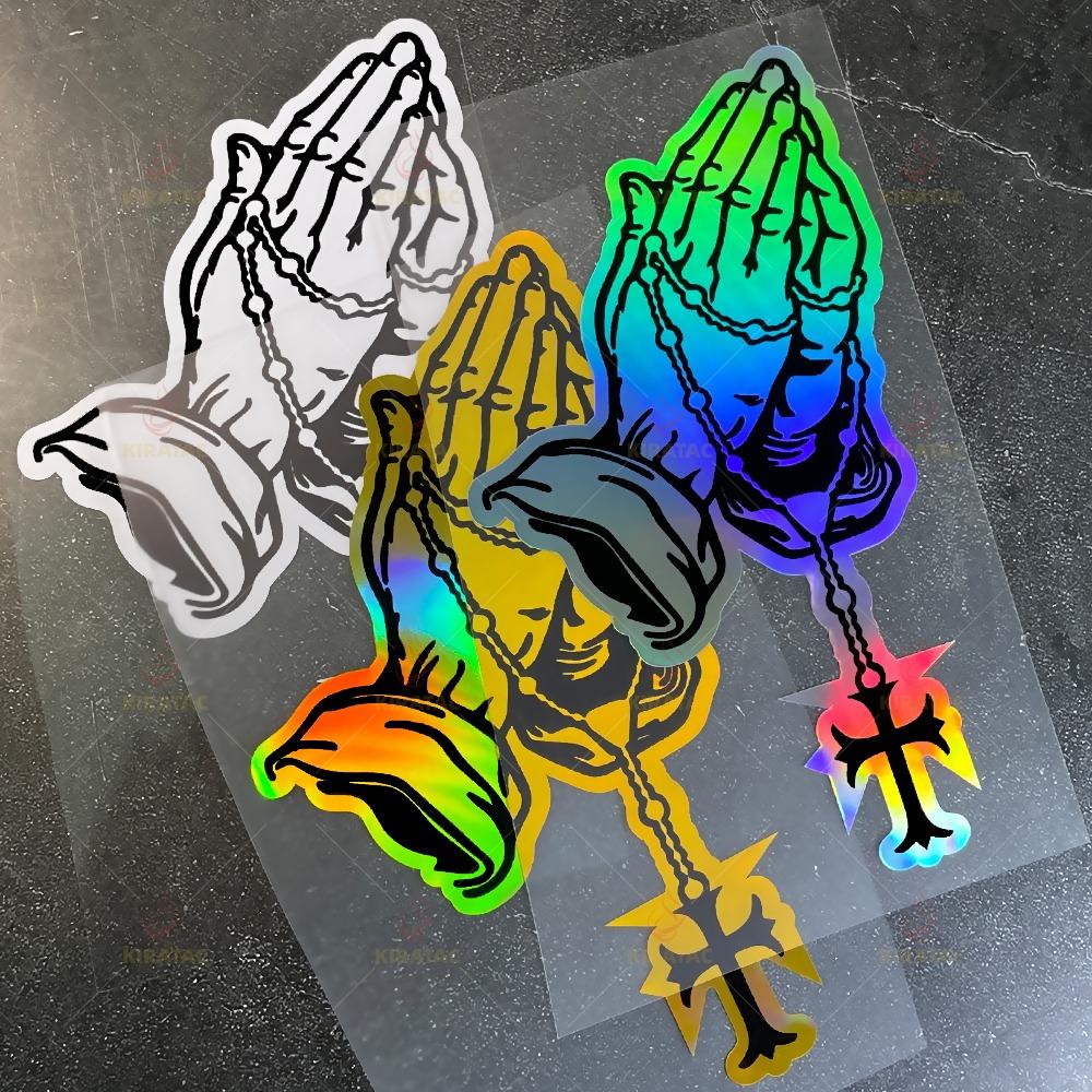 1pc Praying Multiple Colors Motocycle Stickers Waterproof for Fairing Fender Car Windows Body Scooter Universal Vinyl Decals