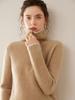Women's Cashmere Half-Zip High Neck Loose Pullover Sweater
