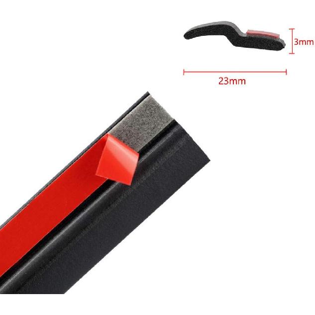 ESUPPORT 157  4M Z Shape Car Door Window Trim Edge Moulding Rubber Weatherstrip Seal Strip Auto Vehicle