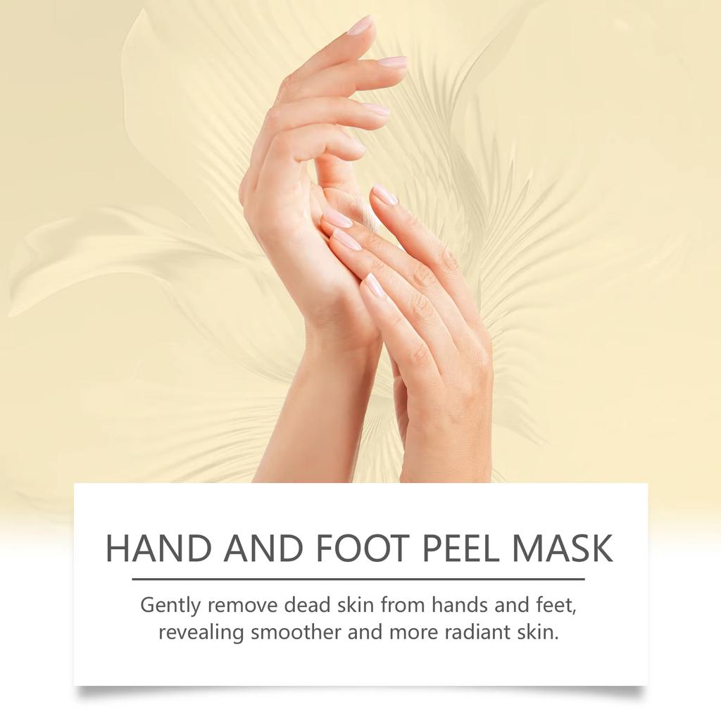 Exfoliating Hand Foot Mask Heel Cracked Repair Remove Callus Dead Skin Improve Rough Dryness Moisturizing Peeling Feet Care Mask