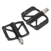 MEROCA Bicycle Pedals Mountain Bike Aluminum DU Bearing Pedals for Road Bikes RX2 Black