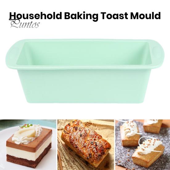Food-grade Silicone Mold 1/4Pcs Toast Non-Stick Loaf Pan Heat-resistant Non-stick Bread Rectangle Baking Mould for Home Kitchen