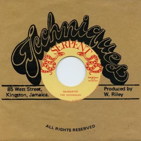 

7inch Record TECHNIQUES Silhouette Travelling Man DSRWR709 TechniquesDub 1969 Japan Reggae Ska Dub