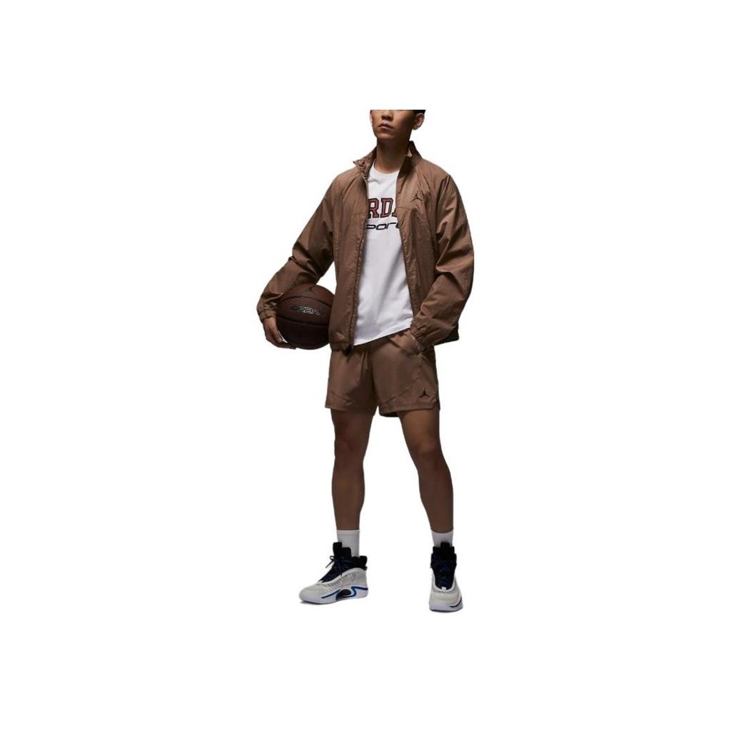 Jordan Sport Jam FW24 Fashion Waterproof Warm-Up Long Sleeve Jacket Men Jackets Dark-Brown FN5849-223