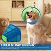 2Pcs Dog Cone Collar Polyester Breathable Neck Recovery Collar Adjustable Tightness Dog Protection Cone Comfortable for Pet