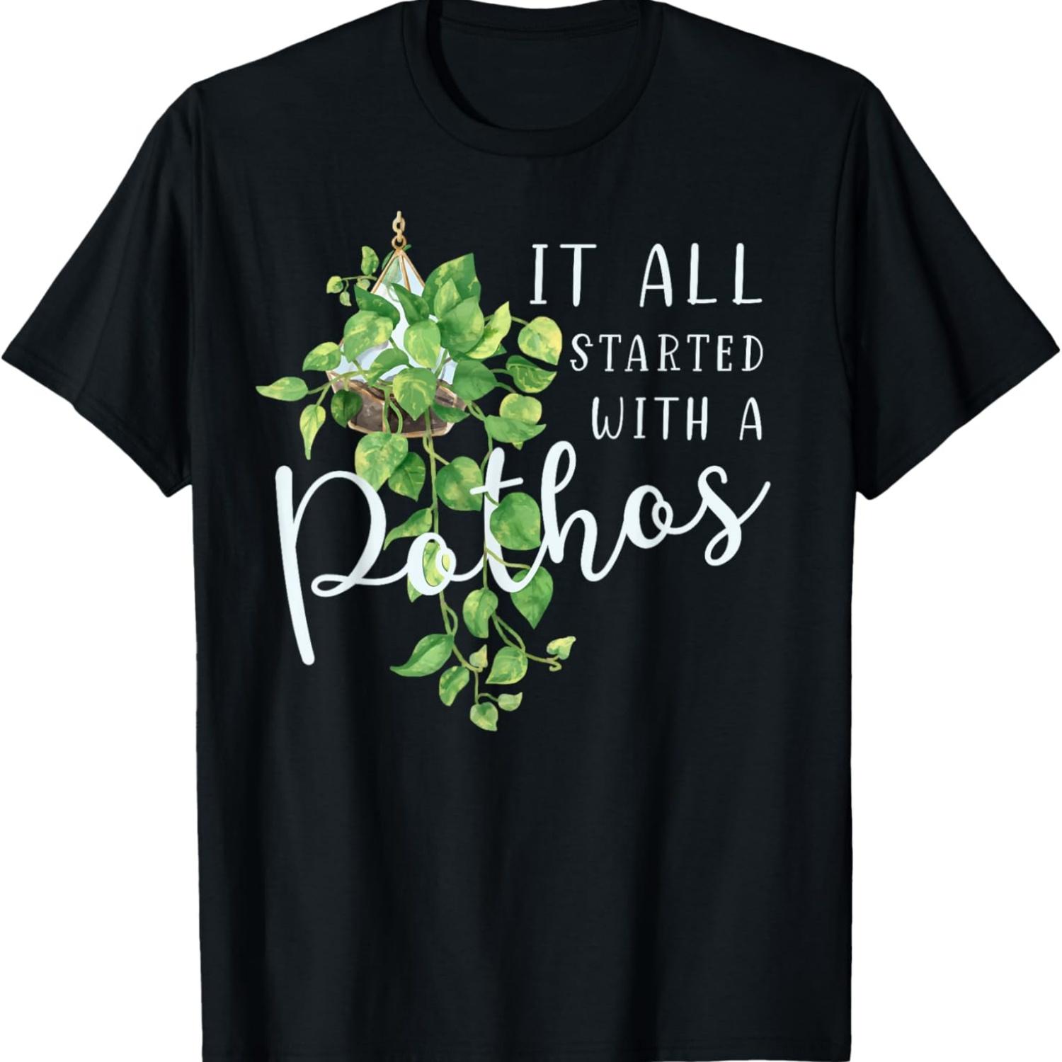 

Сциндапсус Комнатное растение Подарок для любителя растений Сумасшедший родитель растения Мама Футболка S чёрный