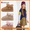 ABC Kids Winter Snow Boots for Girls - Warm, Thickened Fur, Outdoor Cotton Shoes