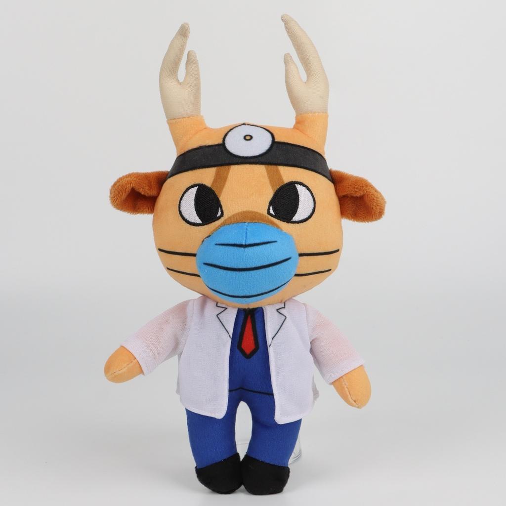 New Animal Hospital Plush Toy Cartoon Barney Dr. Harlow Officer Duckman Plush Doll Anime Peripheral Toys Gifts