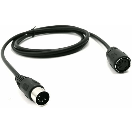 SinLoon 1.5 Meter MIDI Extension Cable, MIDI DIN 5-Pin DIN Male to Female Audio Cable for MIDI/AT Keyboards, MIDI Keyboards (Synthesizers, Organs, Ele