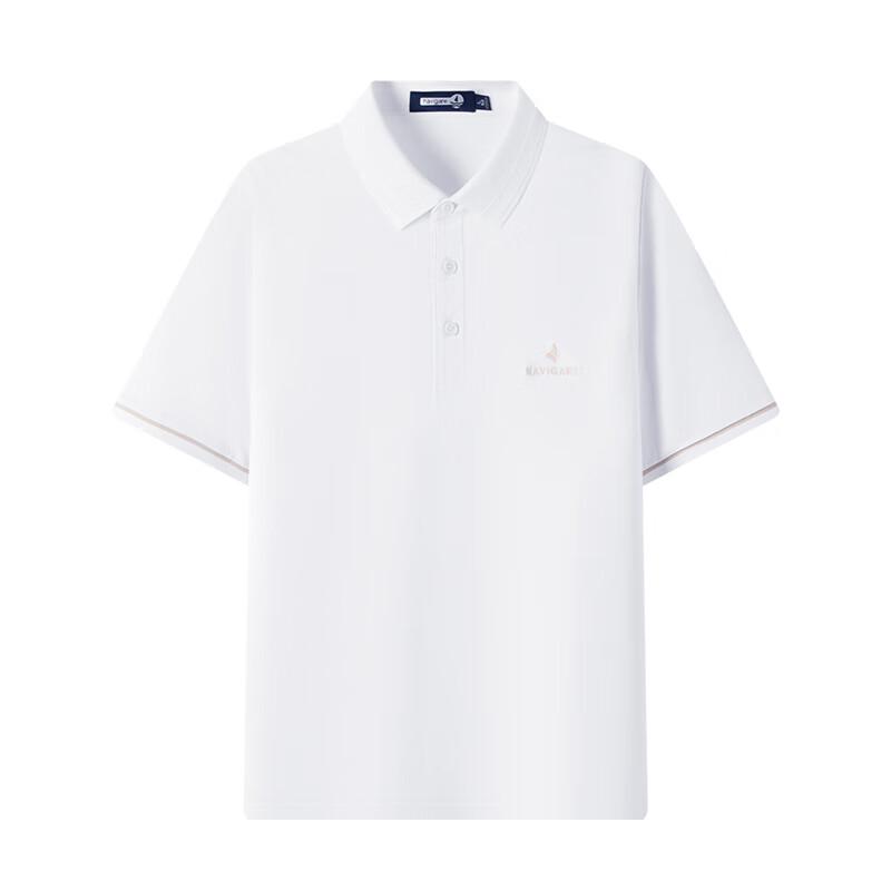 Navigare Men's Summer Moisture-Wicking Short Sleeve Polo Shirt