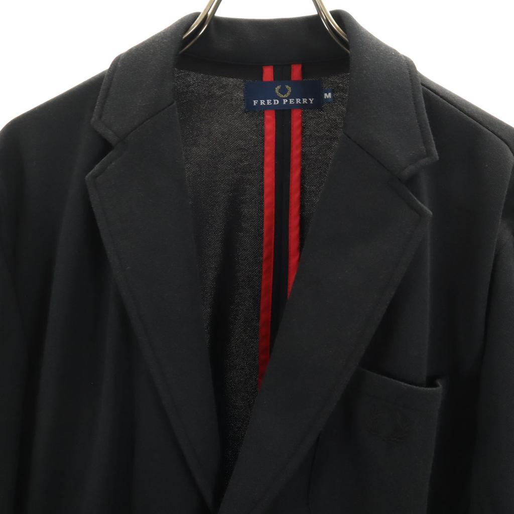 FRED PERRY made in Japan Jersey tailored jacket M black Ancon Men's Used