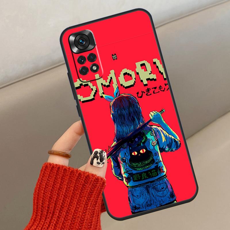 Omori Game Case For Xiaomi Redmi Note 10 Pro 8 9 12 11 Pro 8T 9S 10S 11S Redmi 9 10 10C 9A 9C Cover