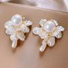 Exquisite Shell Imitation Pearl Drop Earrings Elegant Long Tassel Dangle Earrings For Women Wedding Party Ear Jewelry Gifts