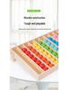 Children's Wooden Color Puzzle Abacus: Educational Beads Stacking Game and Math Teaching Aid