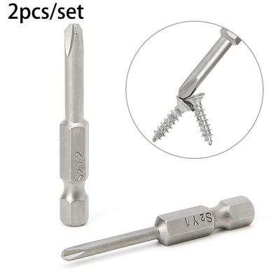 Triwing Y Tip Magnetic Screwdriver Bits Set 2 Pcs 50mm Length Steel Material