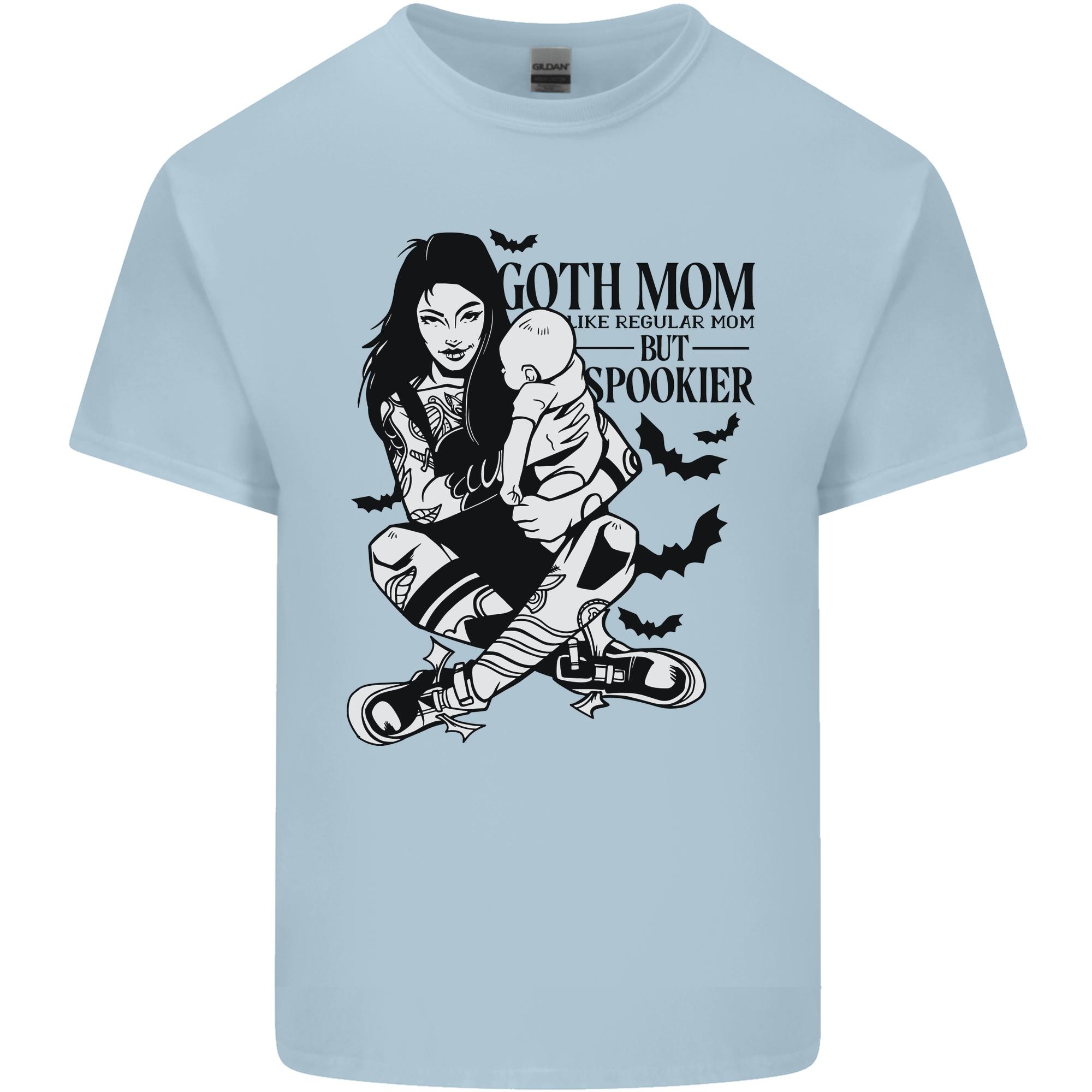 Goth Mum Like a Regular but Spookier Gothic Unisexs Light Cotton TShirt S