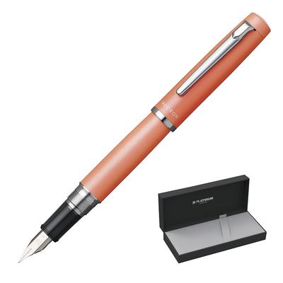 Platinum Fountain Pen Procyon Persimmon Orange Medium Nib #25 PNS-5000 25-3