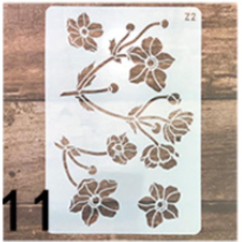 

Листья DIY трафареты для наслоения настенная живопись скрапбукинг раскраска тиснение альбом декоративная открытка шаблон