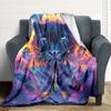 1pc Panther Spirit Blanket - Lightweight Flannel Fleece with Digital Printing, Soft Warm for Sofa, Travel, Camping, Office yy251018337