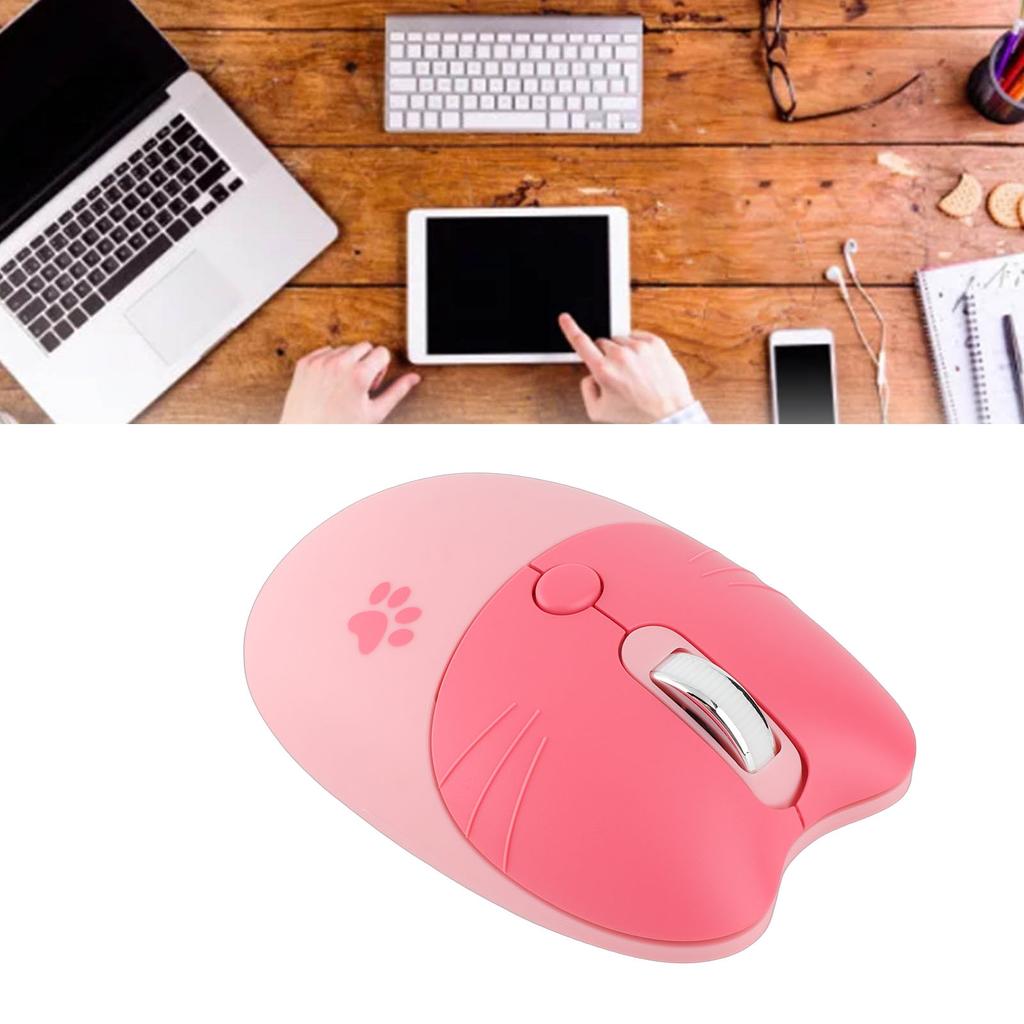 2.4G Cat Wireless Mouse   USB Receiver Cute Portable 3 Levels DPI Mouse for M3 Laptop Computor