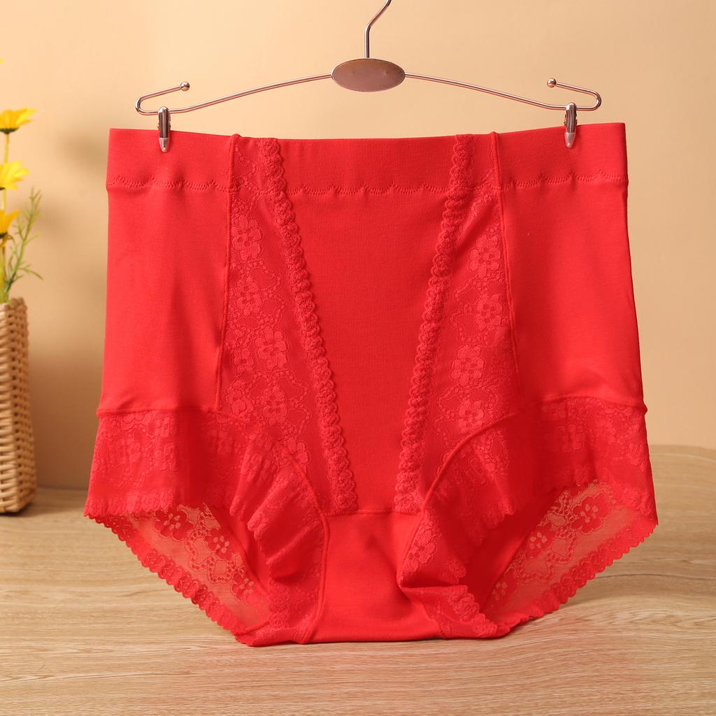 Modal Soft Panties High Waist Large Size Boyshorts Women's Underpants Cotton Crotch Breathable Underwear
