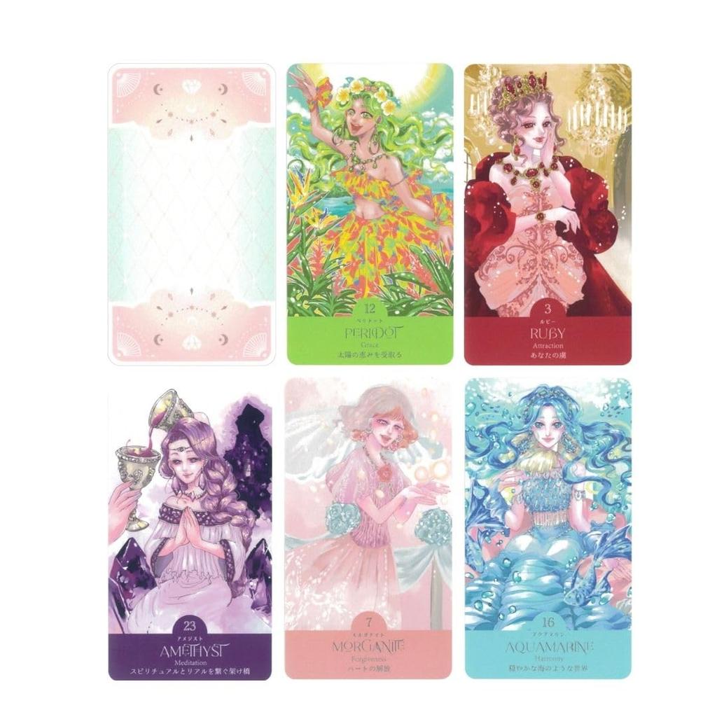 Gemstone Goddess Oracle Cards | Hoshipippi | 30 Cards with Japanese Instructions [Authentic]