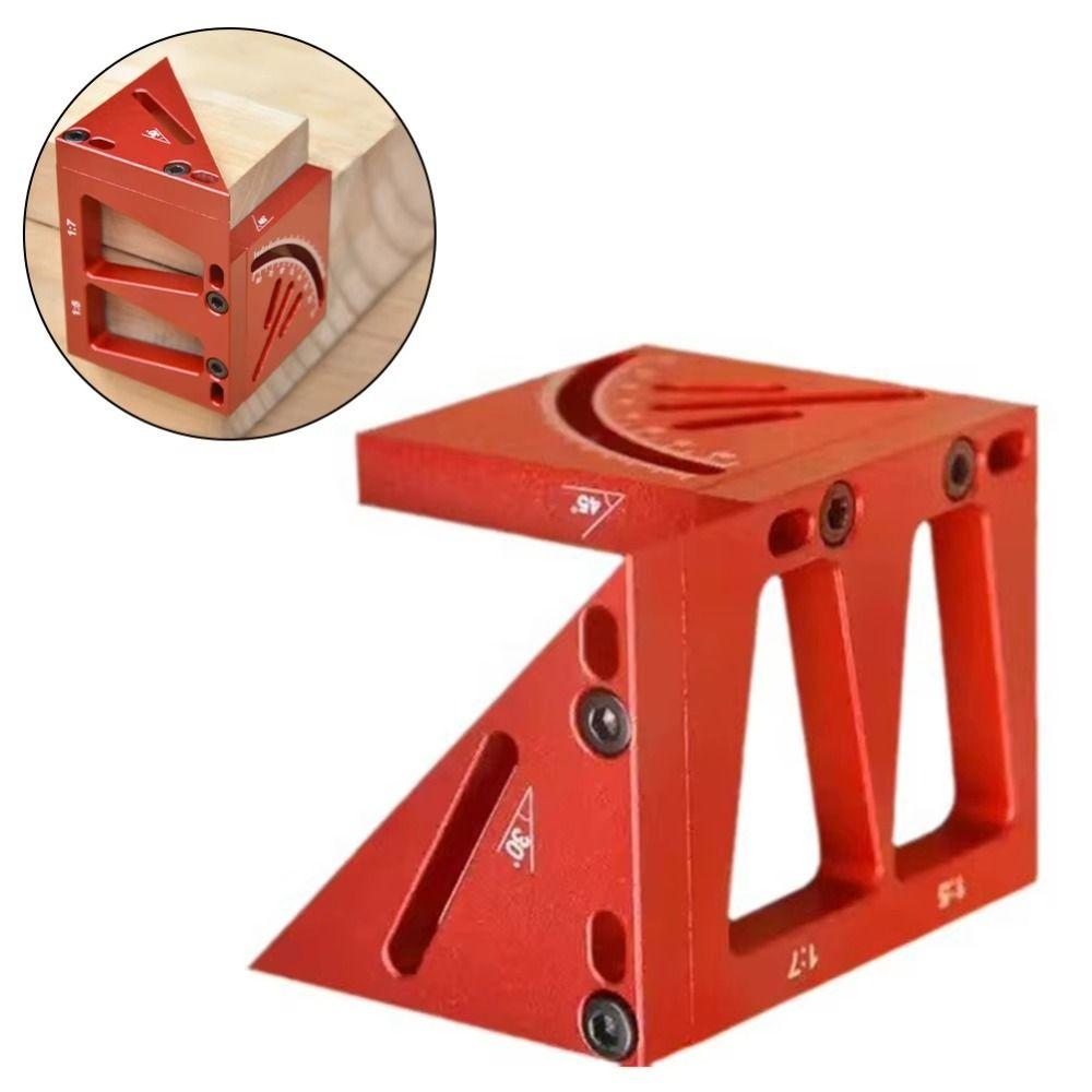 30/45/60/90 Degree Multi Angle Measuring Ruler T-shaped Angle Ruler  DIY Enthusiasts