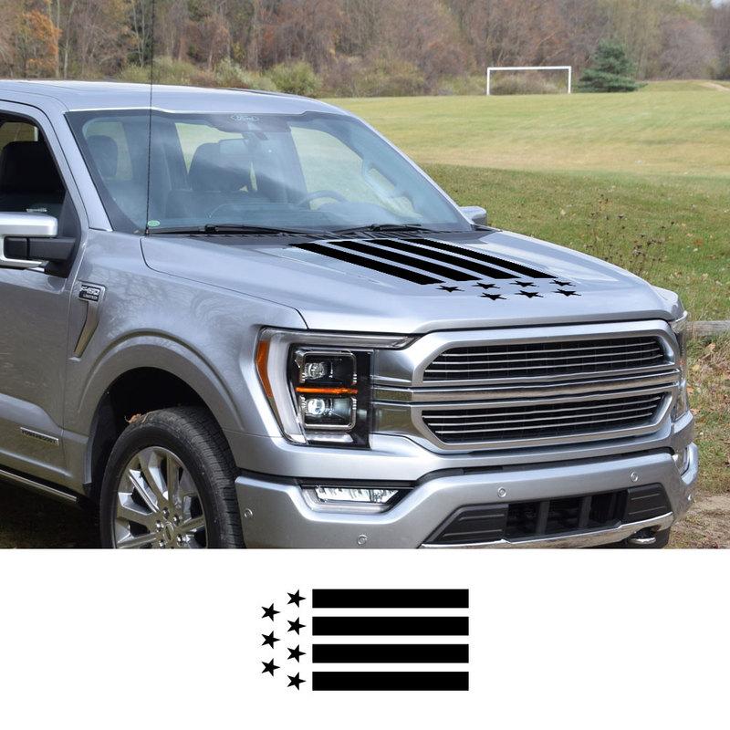 Pickup Engine Hood Stickers For Ford F 150 Raptor Truck Graphics Stripes Decals Car Vinyl Film Decor Covers Auto Accessories