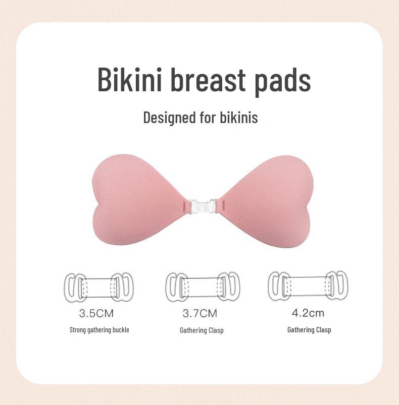 Waterproof Invisible Push-Up Bikini Nipple Covers & Breast Pads