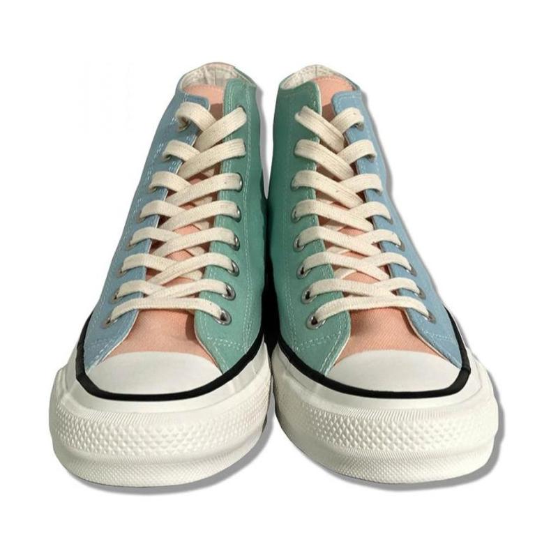 Converse Addict 18SS Breathable High Top Canvas Shoes Unisex Blue Green Pink