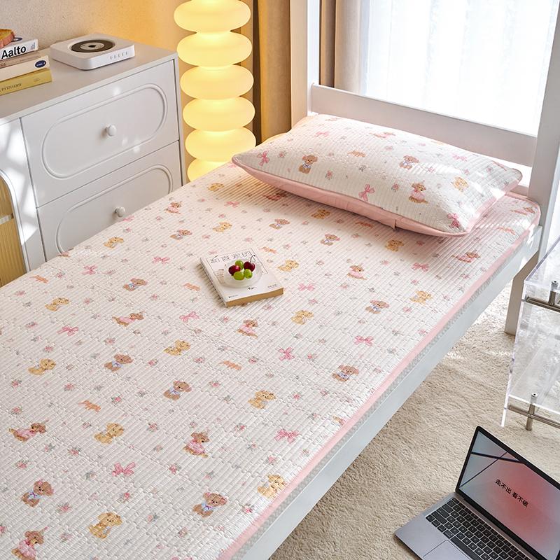 (Student Season) Small Fresh Printed Cotton Bed Cover Student Bed Cover