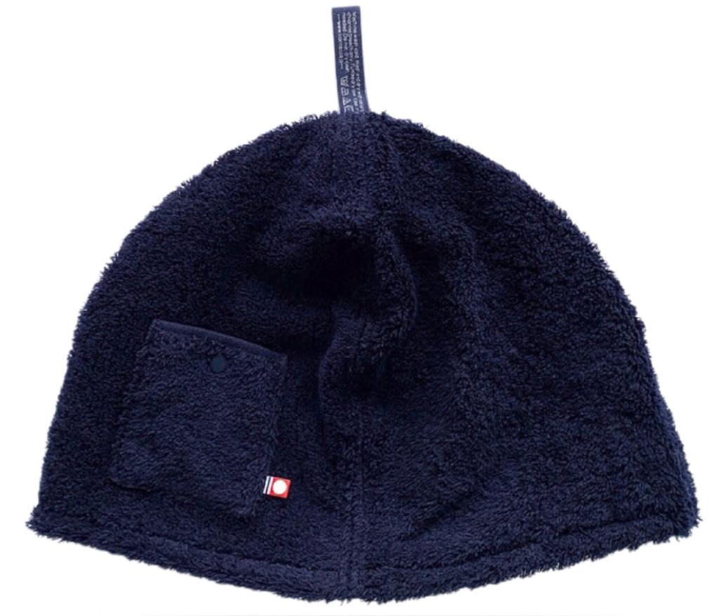 Imabari Sauna Hat Focus Large Sauna Hat with Pocket [kontex] <55847-021> (navy)
