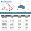 Plain Color Stretch Sofa Seat Cushion Cover Sofa Covers For Living Room Removable Elastic Seat Chair Cover Furniture Protector