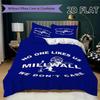 Millwall FC Set Copripiumino Trapuntato Coperta Trapuntata Federa Decorazione per la Casa Regalo di Compleanno (1 * copripiumino + 2 * federe senza imbottitura)