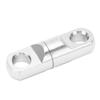 10PCS Stainless Steel Wind on Swivels 360° Rotary Fishing Hook Connector  Sea Ocean Fishing