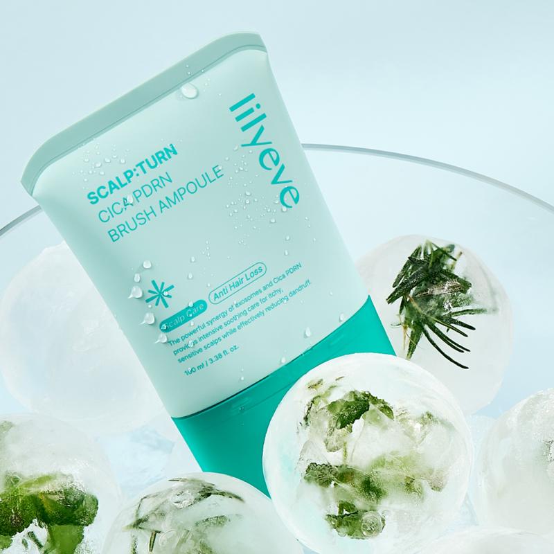lilyeve Scalp Turn Cica PDRN Ampulă cu Perie 100ml