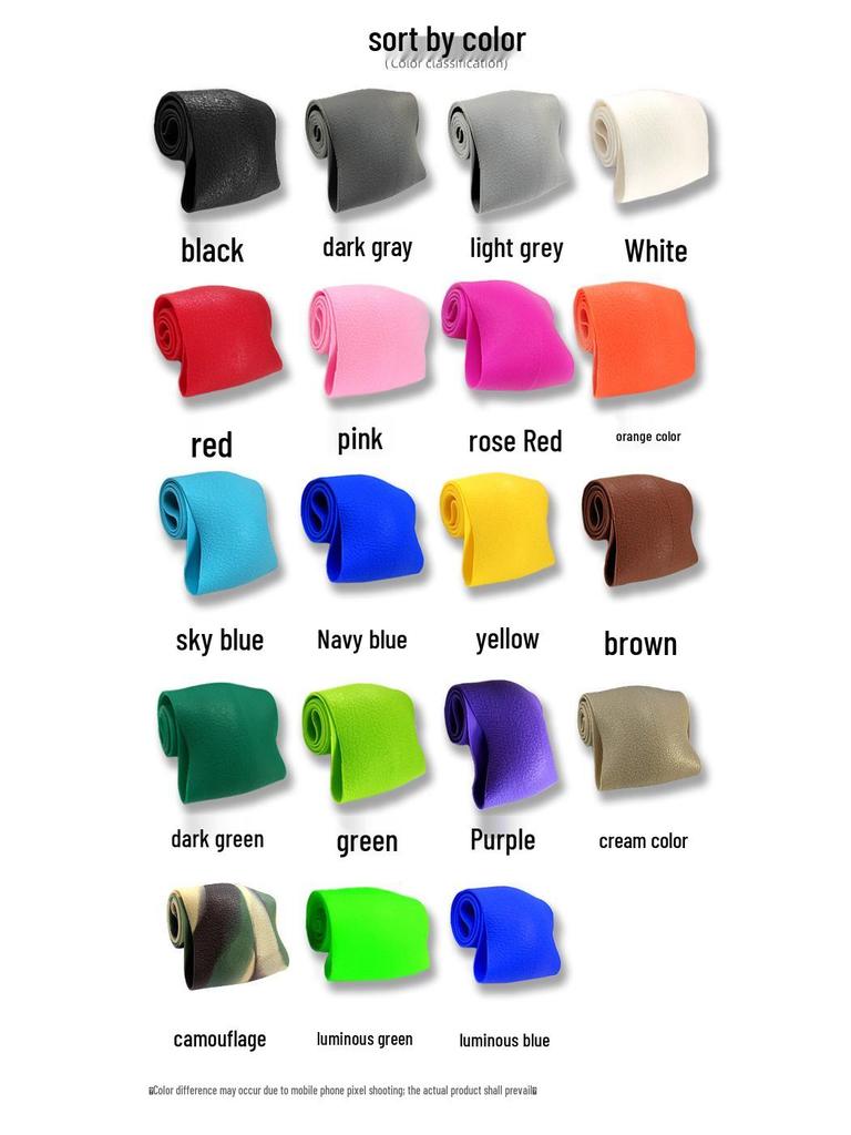 Universal Silicone Steering Wheel Cover - Fashionable, Sweat-Absorbent, Non-Slip, Thin & Soft, Fits All Seasons